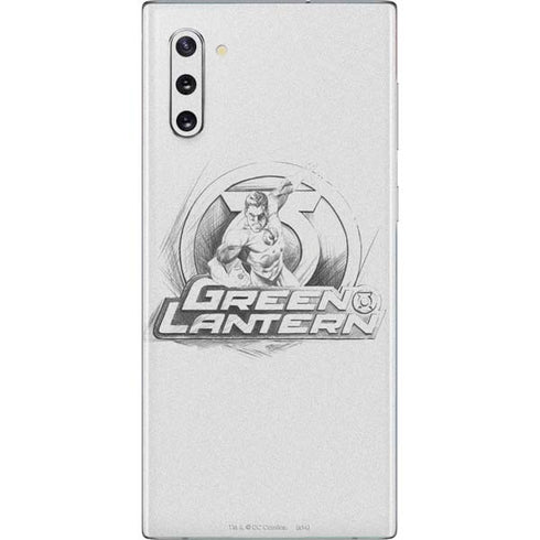DC Comics Green Lantern Sketch Art Action Pose Galaxy Note 10 Skin